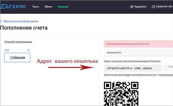 Создаём кошелёк LTC Создаём кошелёк LTC